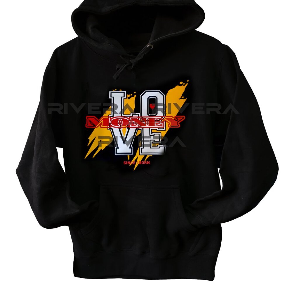 Love Money Hoodie Black, Yellow M Red Money Sweatshirt Pullover White LOVE Money